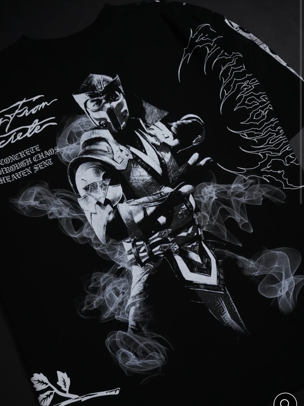 Civil Regime x Mortal Kombat II. Sub Zero 199x Side by Side Tee.
